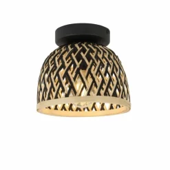 Luminaires Globo Lighting Plafonniers|Plafonnier Globo COLLY Noir, 1 lumière