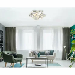 Luminaires Globo Lighting Éclairage Led|Plafonnier Globo CORREY LED Blanc, 1 lumière
