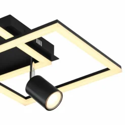 Luminaires Globo Lighting Éclairage Led|Plafonnier Globo DANNY LED Noir, Blanc, 3 lumières