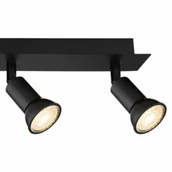 Luminaires Globo Lighting Spots Et Projecteurs|Plafonnier Globo DREW Noir, 4 lumières