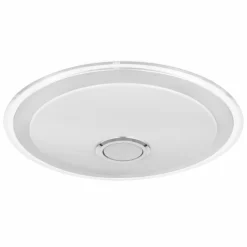 Plafonnier Globo DUNNY LED Blanc, 1 lumière, Télécommandes, Changeur de couleurs