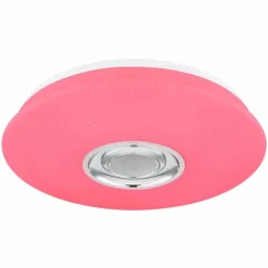 Plafonnier Globo DUNNY LED Blanc, 1 lumière, Télécommandes, Changeur de couleurs