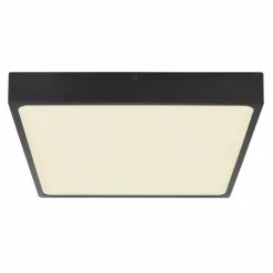 Luminaires Globo Lighting Éclairage Led|Plafonnier Globo ECHO LED Noir, 1 lumière