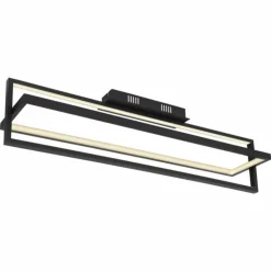 Luminaires Globo Lighting Éclairage Led|Plafonnier Globo FLIPS LED Noir, 1 lumière, Télécommandes