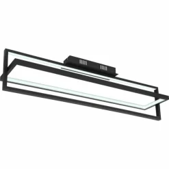 Luminaires Globo Lighting Éclairage Led|Plafonnier Globo FLIPS LED Noir, 1 lumière, Télécommandes