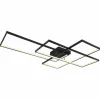 Luminaires Globo Lighting Éclairage Led|Plafonnier Globo GABRIEL LED Noir, 1 lumière, Télécommandes