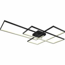 Luminaires Globo Lighting Éclairage Led|Plafonnier Globo GABRIEL LED Noir, 1 lumière, Télécommandes