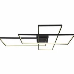 Luminaires Globo Lighting Éclairage Led|Plafonnier Globo GABRIEL LED Noir, 1 lumière, Télécommandes
