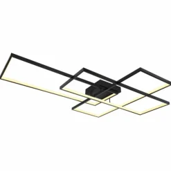 Luminaires Globo Lighting Éclairage Led|Plafonnier Globo GABRIEL LED Noir, 1 lumière, Télécommandes