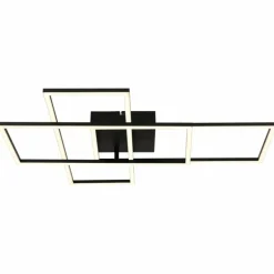Plafonnier Globo GABRIEL LED Noir, 1 lumière