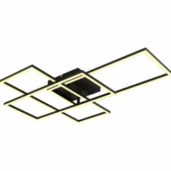 Plafonnier Globo GABRIEL LED Noir, 1 lumière