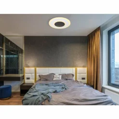 Luminaires Globo Lighting Éclairage Led|Plafonnier Globo GISELL LED Blanc, 1 lumière, Télécommandes