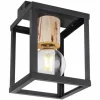 Luminaires Globo Lighting Plafonniers|Plafonnier Globo HAGAR Noir, 1 lumière