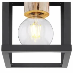 Luminaires Globo Lighting Plafonniers|Plafonnier Globo HAGAR Noir, 1 lumière