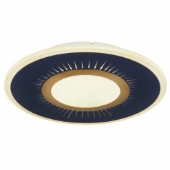 Luminaires Globo Lighting Éclairage Led|Plafonnier Globo INGOMAR LED Bleu, Blanc, 1 lumière, Télécommandes