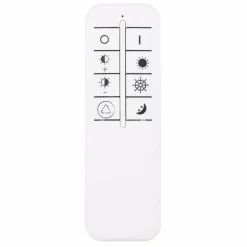 Plafonnier Globo JACQUES LED Noir, Blanc, 1 lumière, Télécommandes