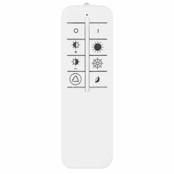 Plafonnier Globo JENNA LED Noir, Blanc, 1 lumière, Télécommandes