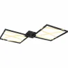 Luminaires Globo Lighting Éclairage Led|Plafonnier Globo KAIA LED Noir, 1 lumière