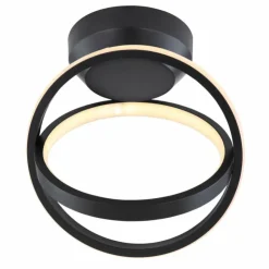Luminaires Globo Lighting Éclairage Led|Plafonnier Globo KAMILLA LED Noir, 1 lumière