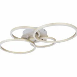 Luminaires Globo Lighting Éclairage Led|Plafonnier Globo KENDY LED Nickel mat, 1 lumière