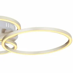 Luminaires Globo Lighting Éclairage Led|Plafonnier Globo KENDY LED Nickel mat, 1 lumière