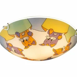Luminaires Globo Lighting Plafonniers|Plafonnier Globo Kiddy Blanc, 2 lumières