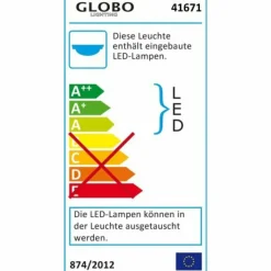 Luminaires Globo Lighting Éclairage Led|Plafonnier Globo KIRSTEN LED Blanc, 16 lumières