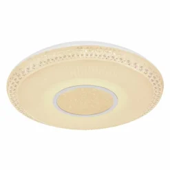 Luminaires Globo Lighting Éclairage Led|Plafonnier Globo KLEMENS LED Blanc, 2 lumières, Télécommandes, Changeur de couleurs