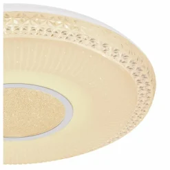 Luminaires Globo Lighting Éclairage Led|Plafonnier Globo KLEMENS LED Blanc, 2 lumières, Télécommandes, Changeur de couleurs