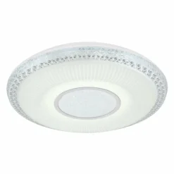 Luminaires Globo Lighting Éclairage Led|Plafonnier Globo KLEMENS LED Blanc, 2 lumières, Télécommandes, Changeur de couleurs