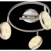Luminaires Globo Lighting Éclairage Led|Plafonnier Globo LAILA LED Nickel mat, 3 lumières