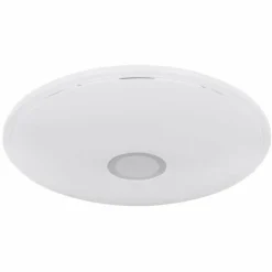 Plafonnier Globo LAMON Blanc, 1 lumière, Changeur de couleurs