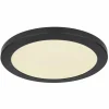 Luminaires Globo Lighting Éclairage Led|Plafonnier Globo LASSE LED Noir, 1 lumière