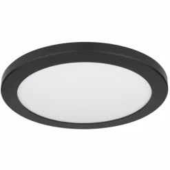 Luminaires Globo Lighting Éclairage Led|Plafonnier Globo LASSE LED Noir, 1 lumière