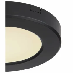 Luminaires Globo Lighting Éclairage Led|Plafonnier Globo LASSE LED Noir, 1 lumière
