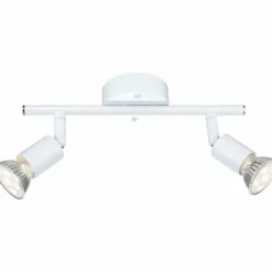 Luminaires Globo Lighting Éclairage Led|Plafonnier Globo LED Blanc, 2 lumières