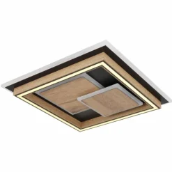 Luminaires Globo Lighting Éclairage Led|Plafonnier Globo LED Noir, 1 lumière