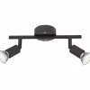 Luminaires Globo Lighting Éclairage Led|Plafonnier Globo LED Rouille, 2 lumières