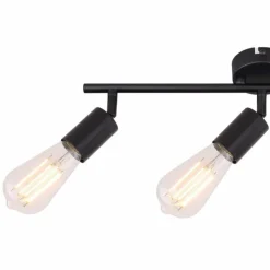 Luminaires Globo Lighting Spots Et Projecteurs|Plafonnier Globo MARTHA Noir, 3 lumières