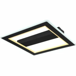Luminaires Globo Lighting Éclairage Led|Plafonnier Globo MATTIA LED Noir, 1 lumière