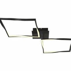 Luminaires Globo Lighting Éclairage Led|Plafonnier Globo MAXXY LED Noir, 1 lumière