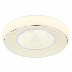 Luminaires Globo Lighting Éclairage Led|Plafonnier Globo MICKEY LED Blanc, 1 lumière, Télécommandes