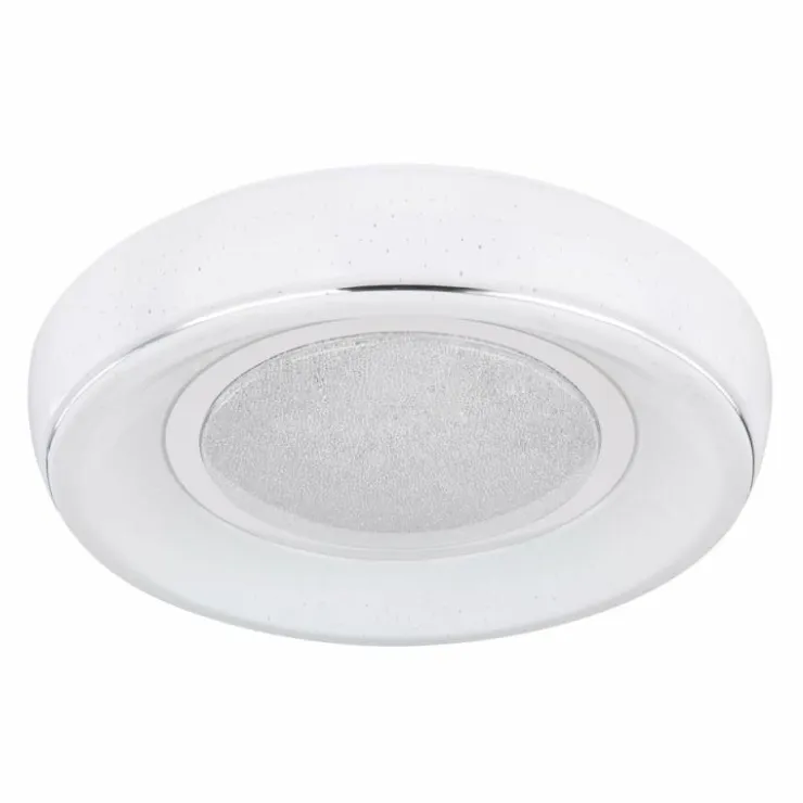 Luminaires Globo Lighting Éclairage Led|Plafonnier Globo MICKEY LED Blanc, 1 lumière, Télécommandes