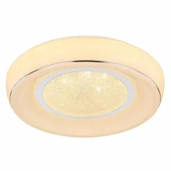 Luminaires Globo Lighting Éclairage Led|Plafonnier Globo MICKEY LED Blanc, 1 lumière, Télécommandes