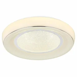 Luminaires Globo Lighting Éclairage Led|Plafonnier Globo MICKEY LED Blanc, 1 lumière, Télécommandes