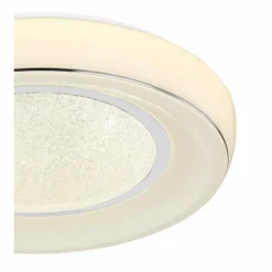 Luminaires Globo Lighting Éclairage Led|Plafonnier Globo MICKEY LED Blanc, 1 lumière, Télécommandes