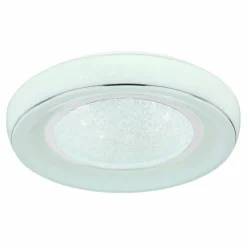 Luminaires Globo Lighting Éclairage Led|Plafonnier Globo MICKEY LED Blanc, 1 lumière, Télécommandes