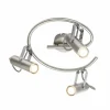 Luminaires Globo Lighting Spots Et Projecteurs|Plafonnier Globo MIRRI LED Nickel mat, 3 lumières
