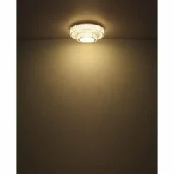 Luminaires Globo Lighting Éclairage Led|Plafonnier Globo MUCKY LED Chrome, 1 lumière, Télécommandes
