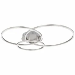 Luminaires Globo Lighting Éclairage Led|Plafonnier Globo MUNNI LED Nickel mat, 1 lumière